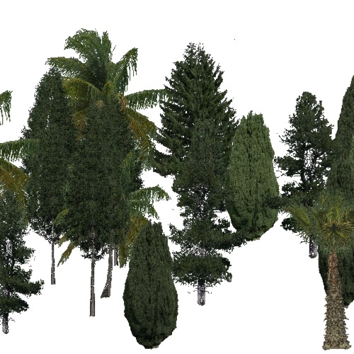 Screenshot of Conifer sparse, very hot, semi-dry