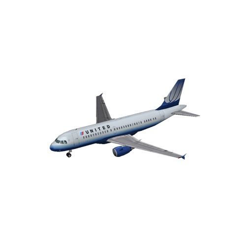 Screenshot of A319 United Airlines