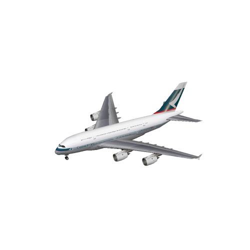 Screenshot of A380 Cathay Pacific