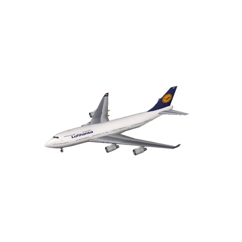 Screenshot of B747-400 Lufthansa