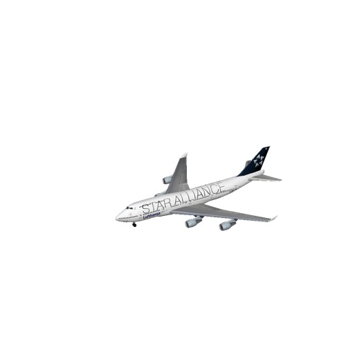 Screenshot of B747-400 Lufthansa (Star Alliance)