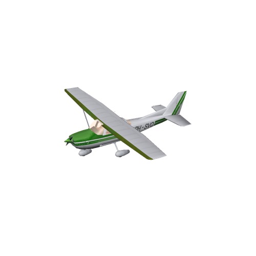 Screenshot of Cessna 172 Green Variant 1