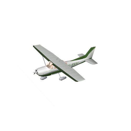 Screenshot of Cessna 172 Green Variant 2