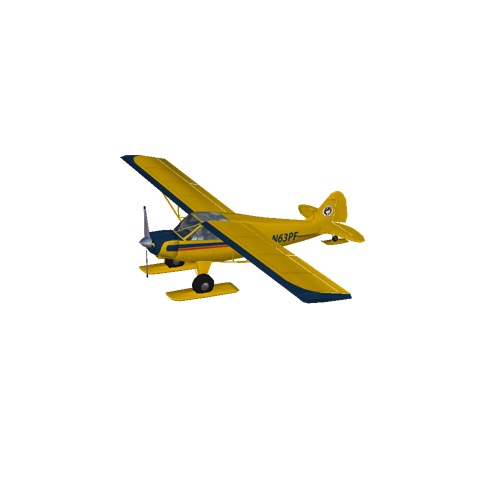Screenshot of Husky A-1A (yellow, skis)