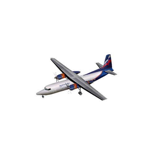 Screenshot of Fokker 50 Aeroflot