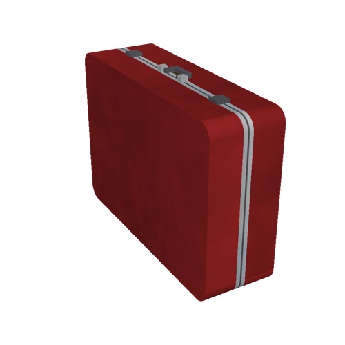 Screenshot of Luggage, red, upright