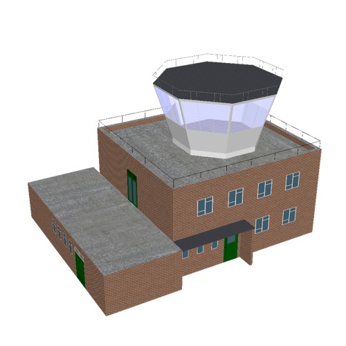 Screenshot of Tower, brick, 2 storey, octagonal control room