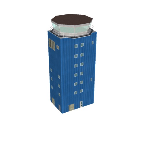 Screenshot of Tower, concrete, modern, 27.5m, blue