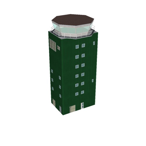 Screenshot of Tower, concrete, modern, 27.5m, green