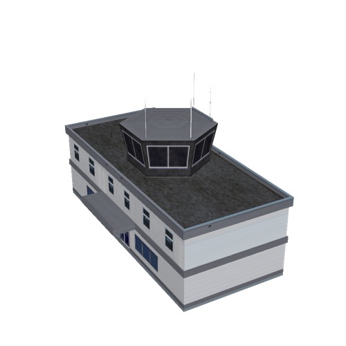 Screenshot of Tower, wooden, flat roof with terminal
