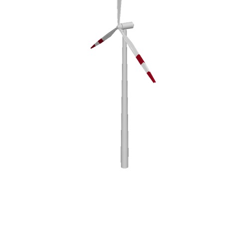 Screenshot of Wind turbine, 3-bladed, 50m, red bands