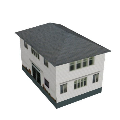Screenshot of House, Wooden, Two Storey, Large, White 2