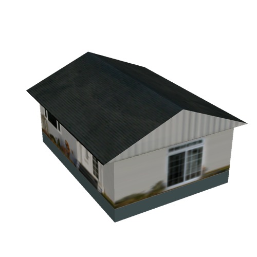 Screenshot of House, Wooden, Single Storey, Small, White