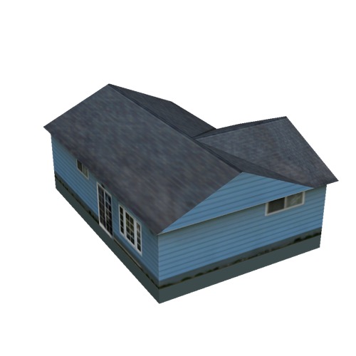 Screenshot of House, Wooden, Single Storey, Large, Blue
