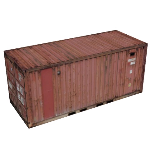 Screenshot of Shipping container, 6m, brown