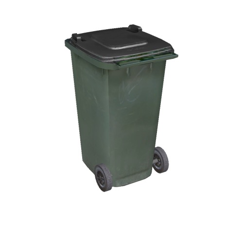 Screenshot of Wheelie bin, large, green, black lid