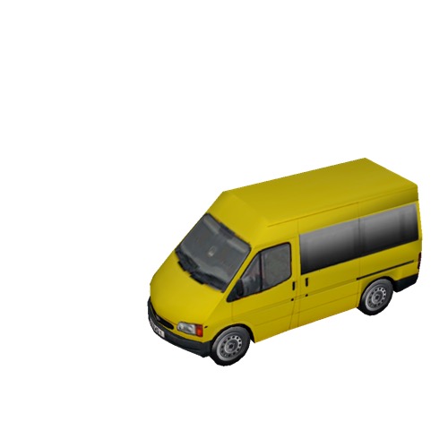 Screenshot of Minibus, Ford Transit, yellow 