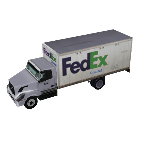 Screenshot of Box truck, 2-axle, FedEx® Ground