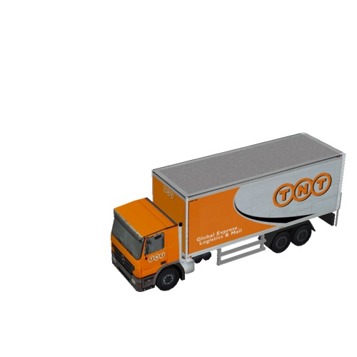 Screenshot of Box truck, 3-Axle Mercedes, TNT®
