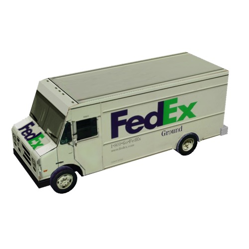Screenshot of Box van, FedEx® Ground