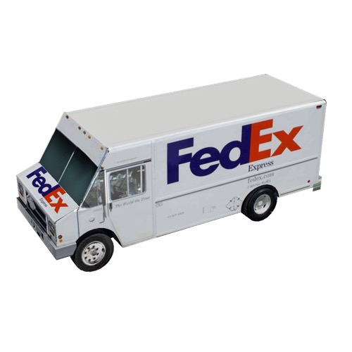 Screenshot of Box van, FedEx®