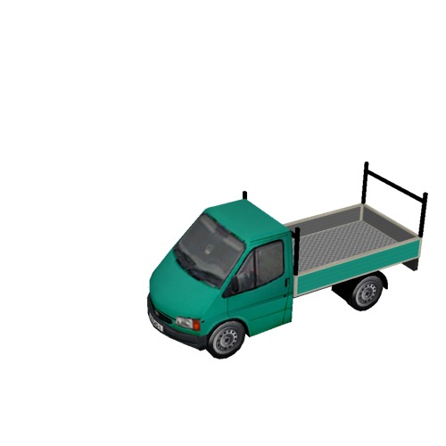 Screenshot of Pickup, Ford Transit, green 