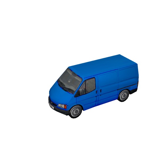 Screenshot of Van, Ford Transit, blue 
