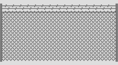 Screenshot of Chain fence, closed