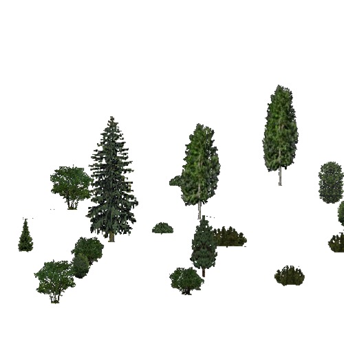 Screenshot of European Forest, Continental, Shrub