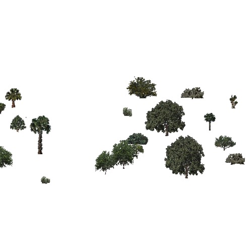 Screenshot of USA Forest, California Coastal Chapparra, Deciduous Sparse