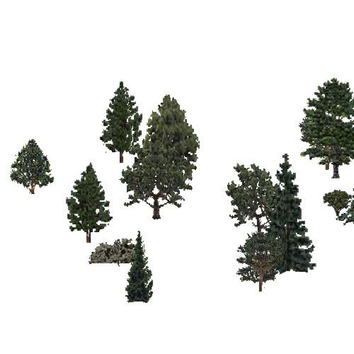 Screenshot of USA Forest, Colorado Plateau Semi Desert, Evergreen Sparse
