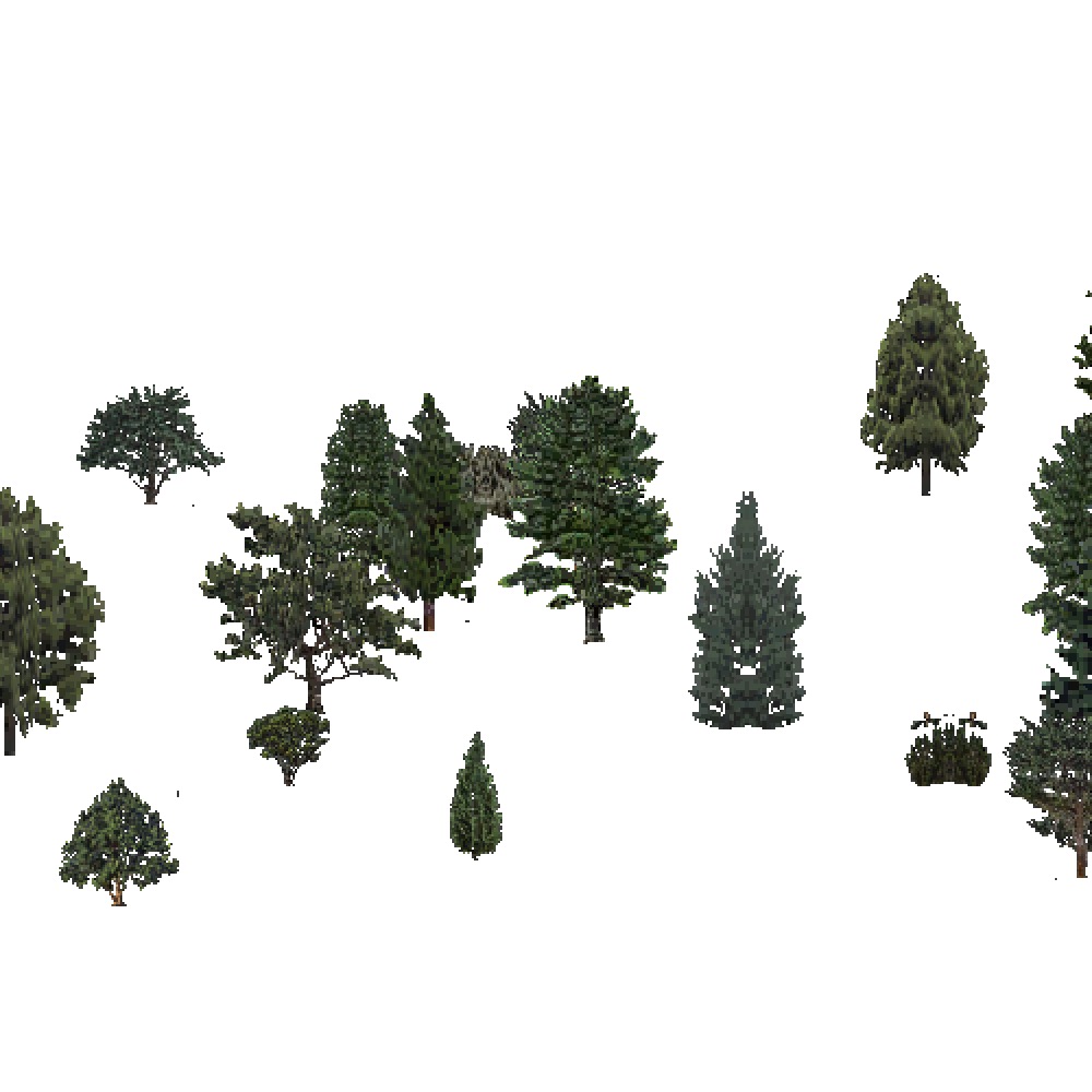 Screenshot of USA Forest, Intermountain Semi Desert And Desert, Evergreen Sparse