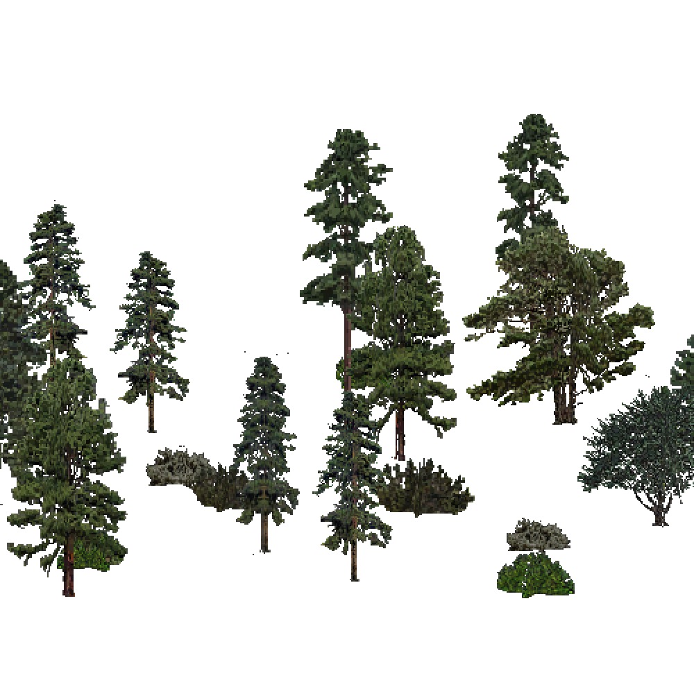 Screenshot of USA Forest, Lower Mississippi Riverine, Evergreen Sparse