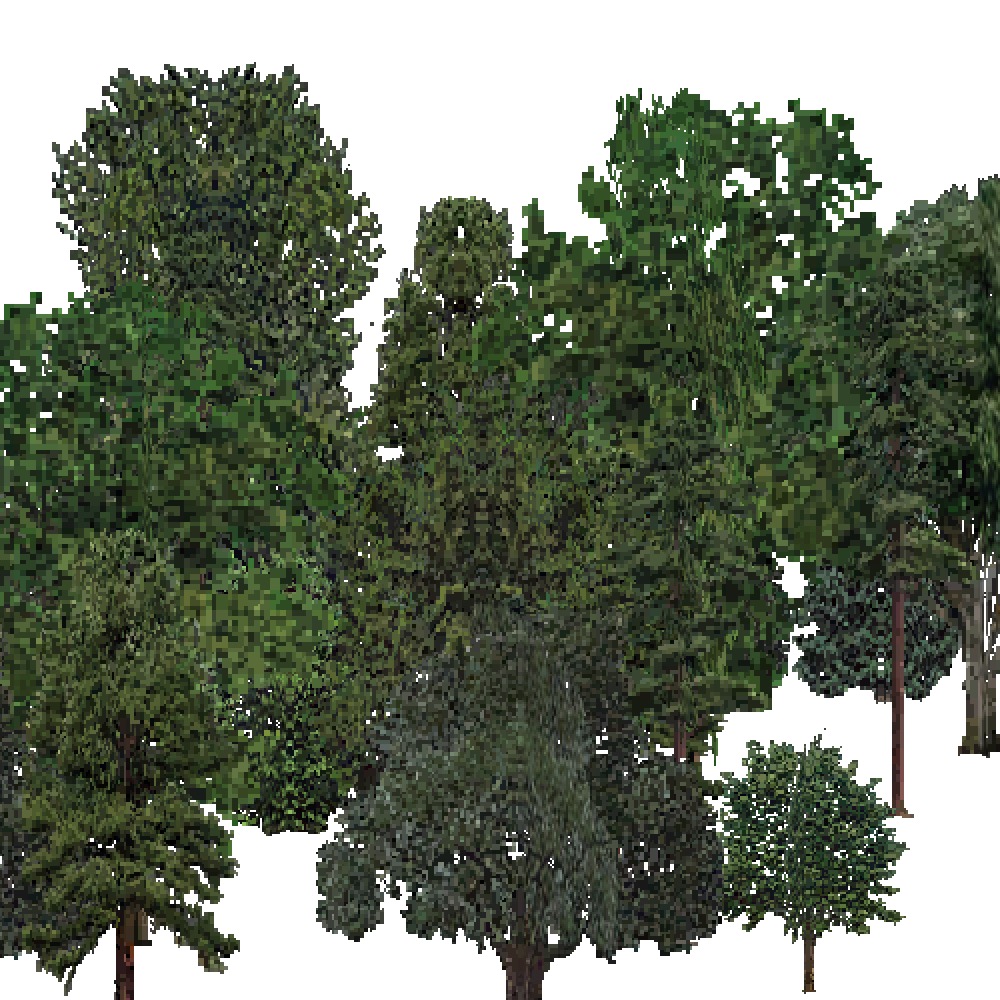 Screenshot of USA Forest, Ouachita, Mixed Dense