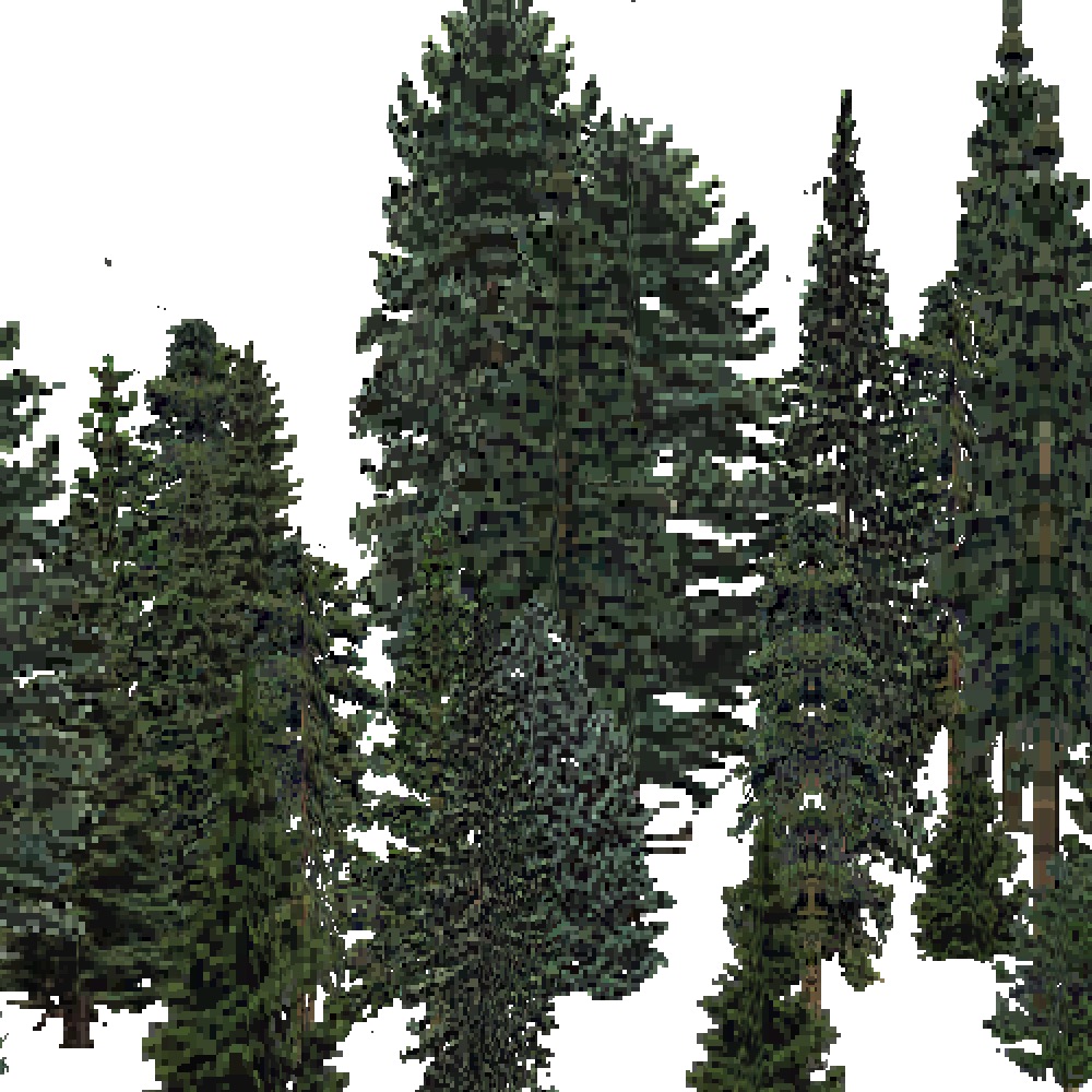 Screenshot of USA Forest, Ozark, Evergreen Dense