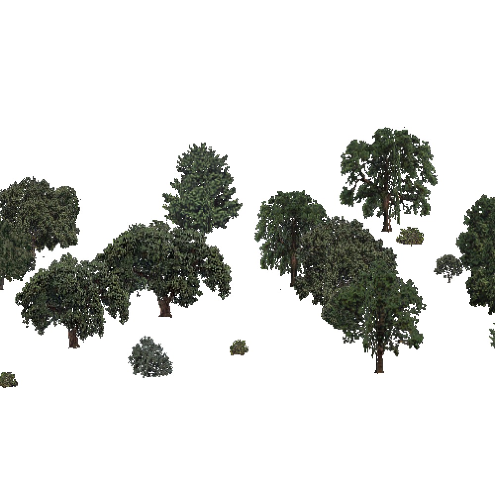 Screenshot of USA Forest, Sierran Steppe, Deciduous Sparse
