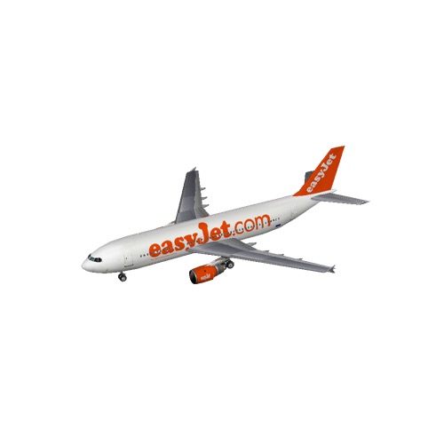 Screenshot of A310 easyJet