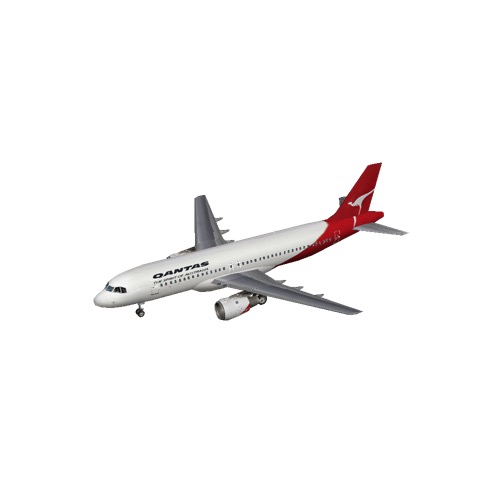 Screenshot of A320 Qantas