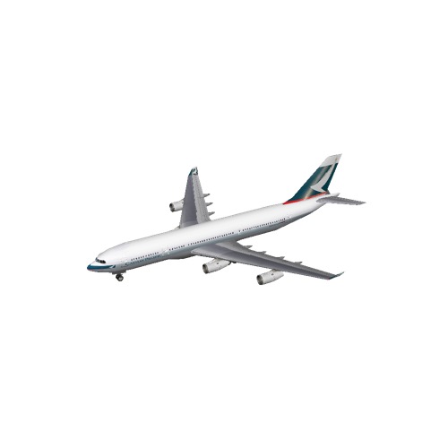 Screenshot of A340 Cathay Pacific