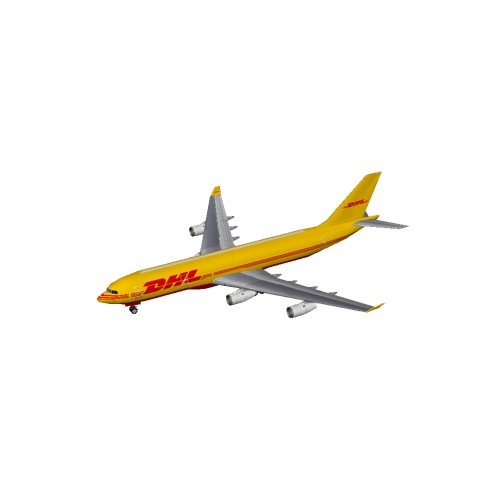 Screenshot of A340 DHL