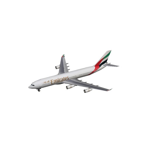 Screenshot of A340 Emirates