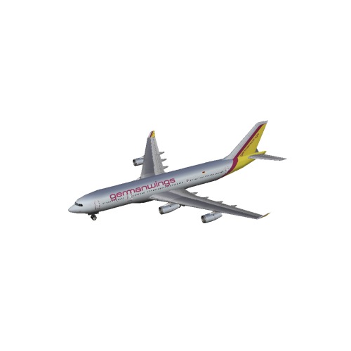 Screenshot of A340 Germanwings