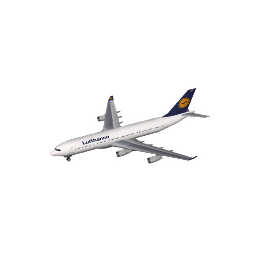 Screenshot of A340 Lufthansa