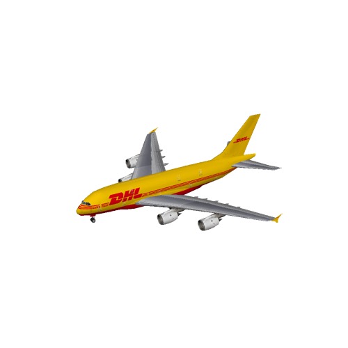 Screenshot of A380 DHL