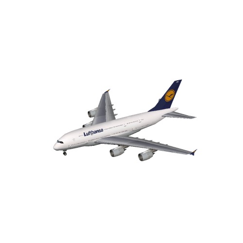 Screenshot of A380 Lufthansa