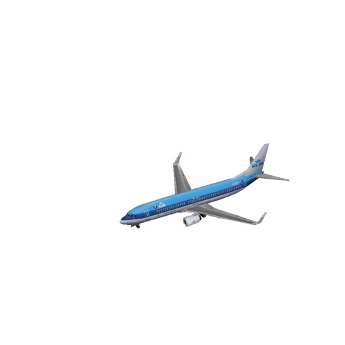 Screenshot of B737-800 KLM