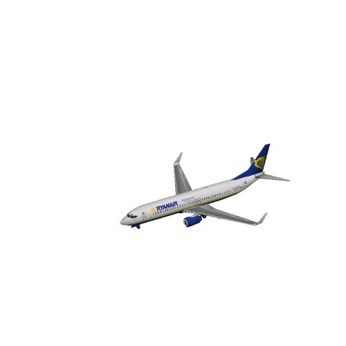 Screenshot of B737-800 Ryanair