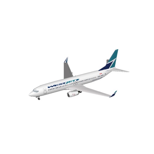 Screenshot of B737-800 Westjet