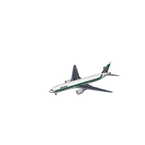 Screenshot of B777-200 Alitalia