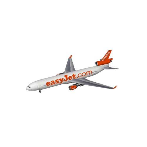 Screenshot of MD11 easyJet